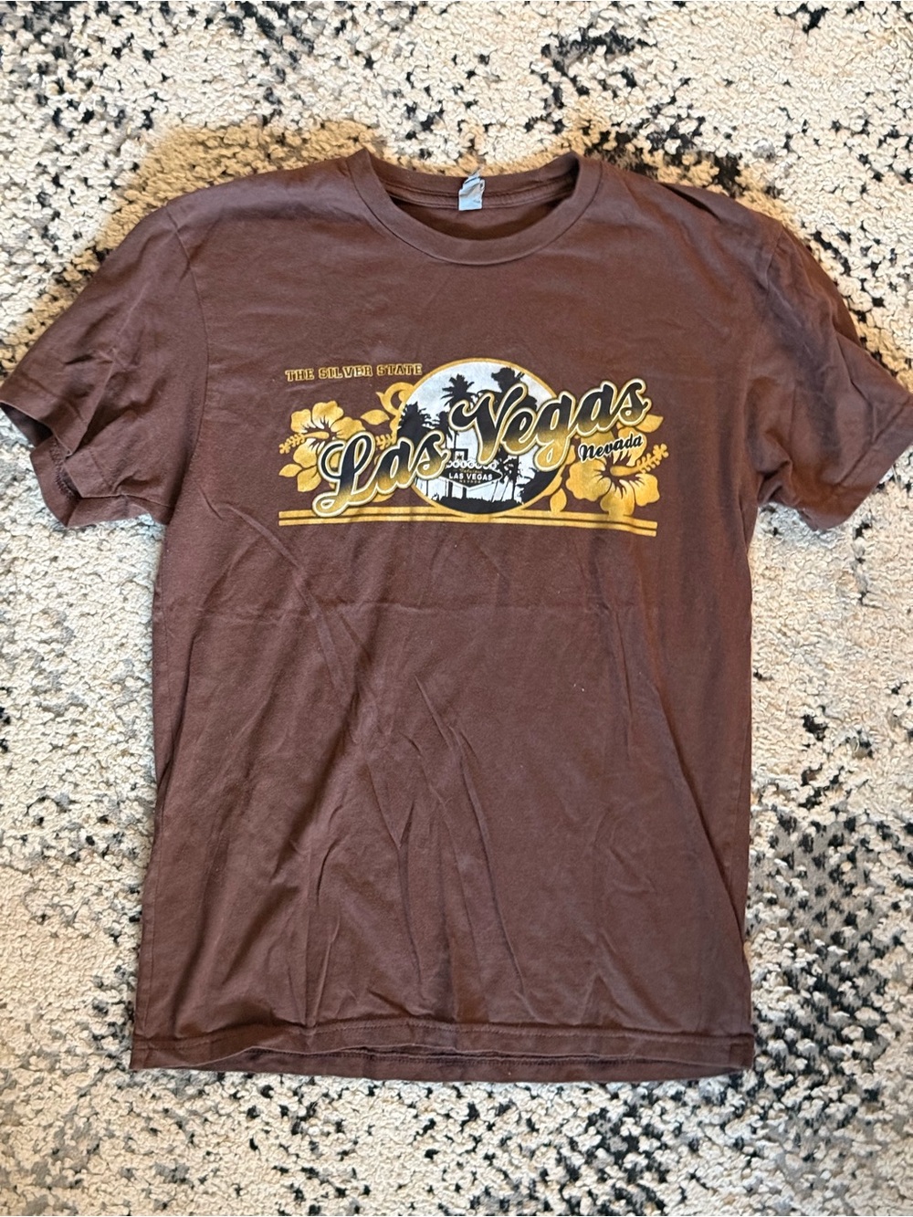 Las Vegas Graphic Tee - Brown